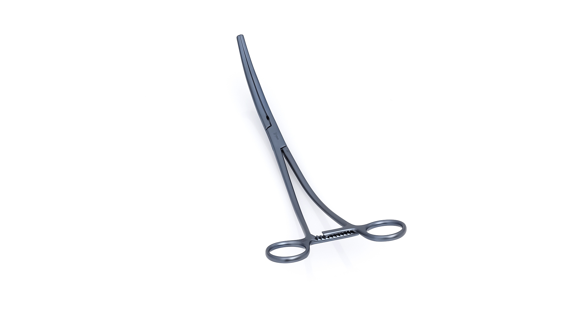 Wexler Aorta Aneurysm Clamp - 80mm Curved DeBakey Atraumatic jaws