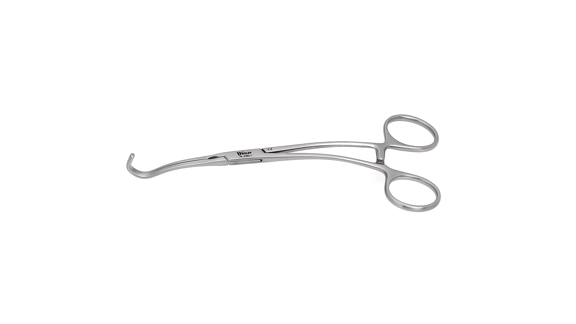 Wexler Anastomosis Clamp - Angled DeBakey Atraumatic 15mm jaws