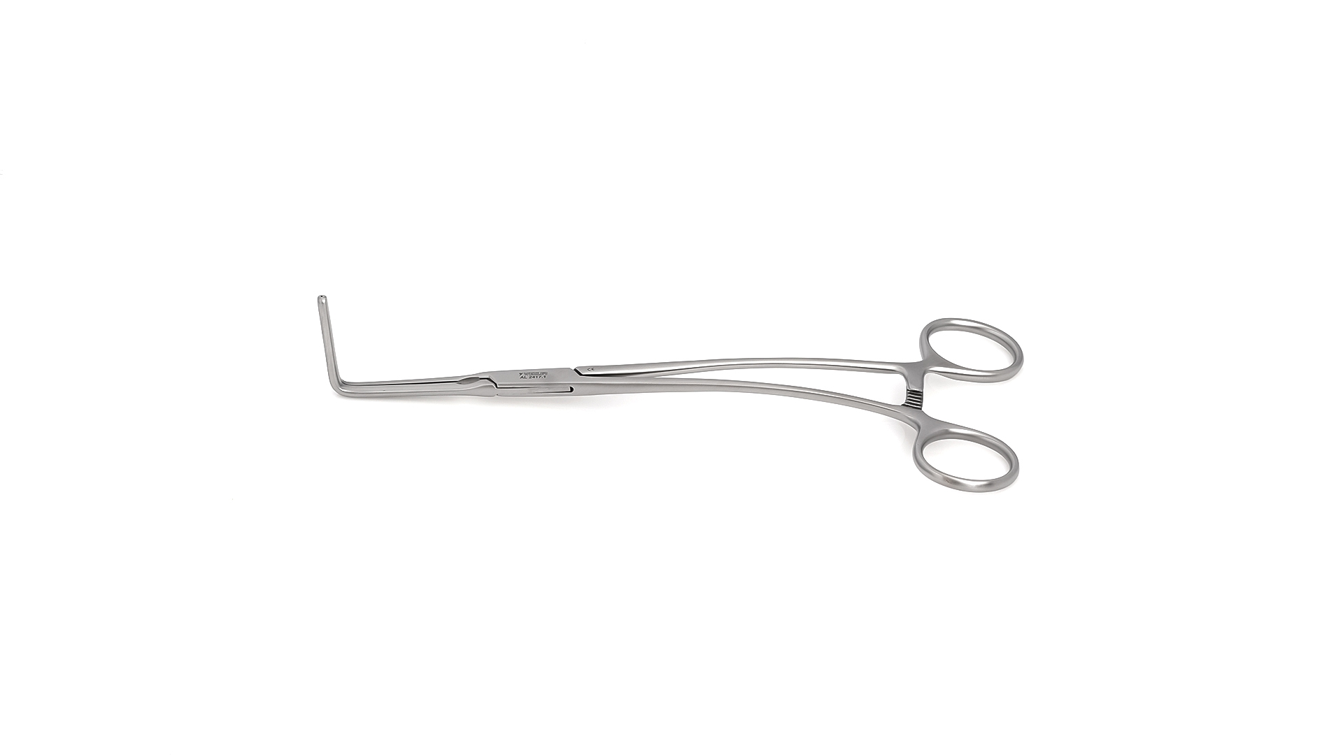 Bronchus Clamp - Right Angled 40mm DeBakey Atraumatic jaws