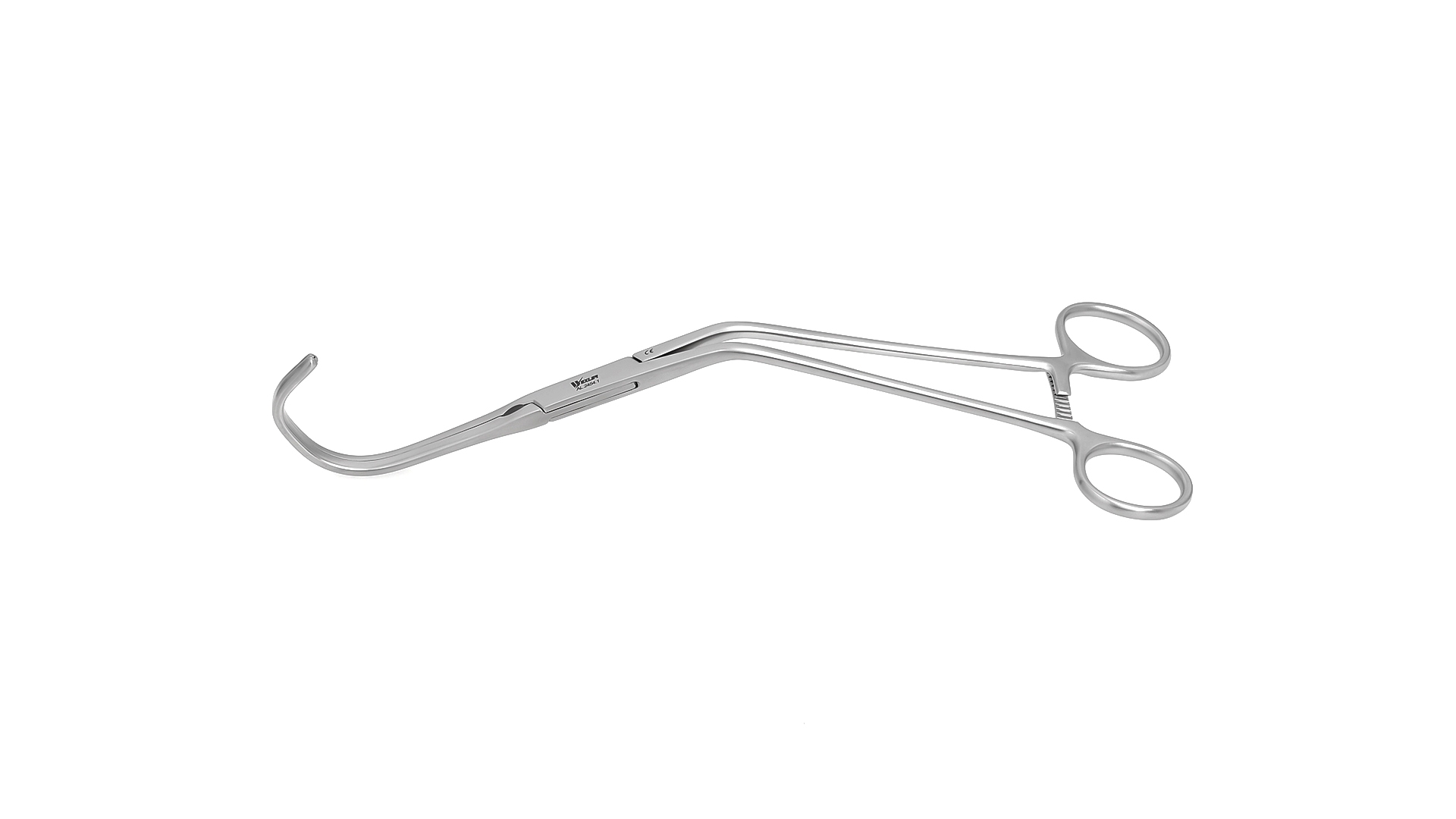 Wexler Anastomosis Clamp - Angled DeBakey Atraumatic 35mm jaws