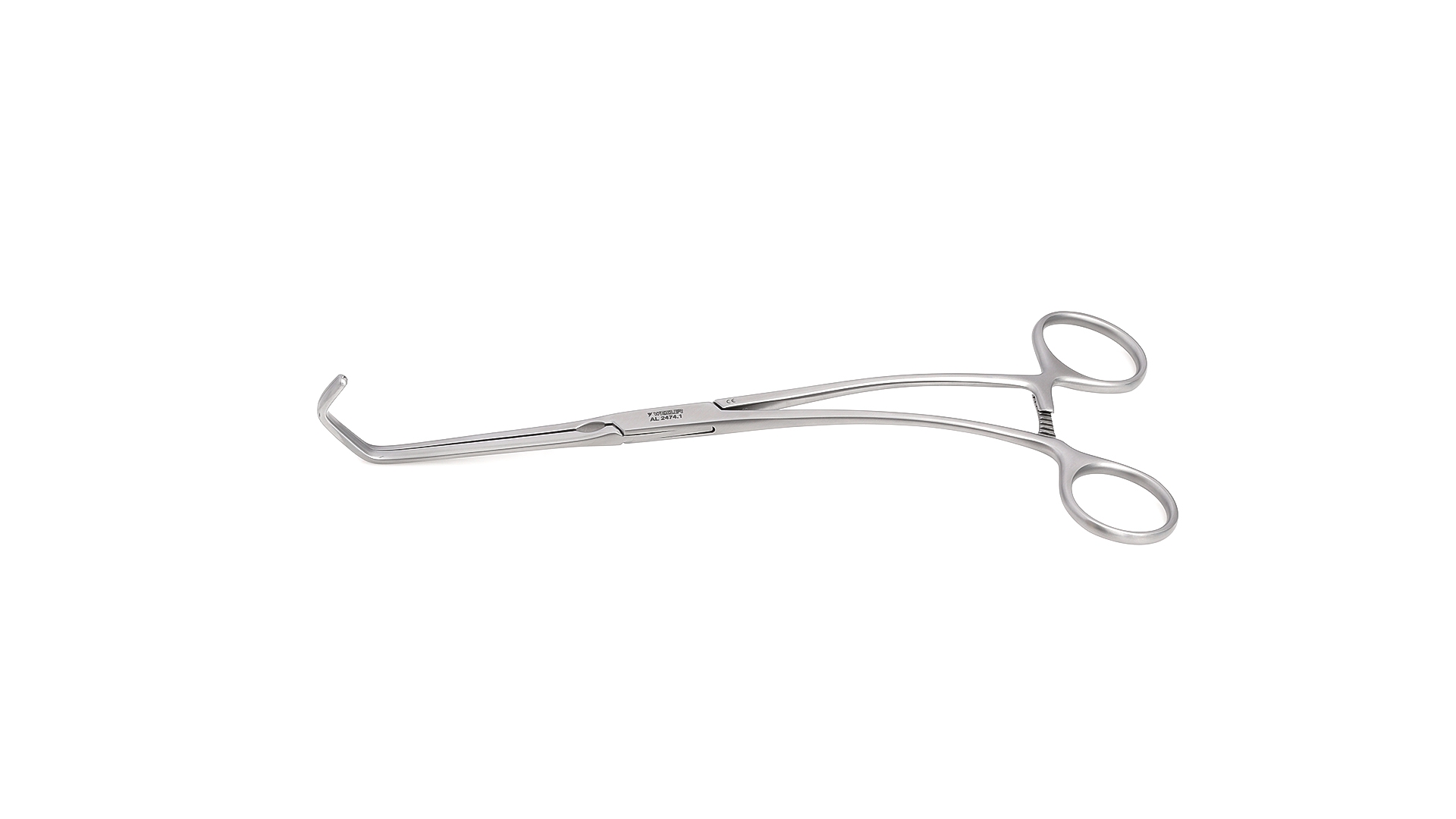 Tangential Occlusion Clamp - 25mm DeBakey Atraumatic jaws