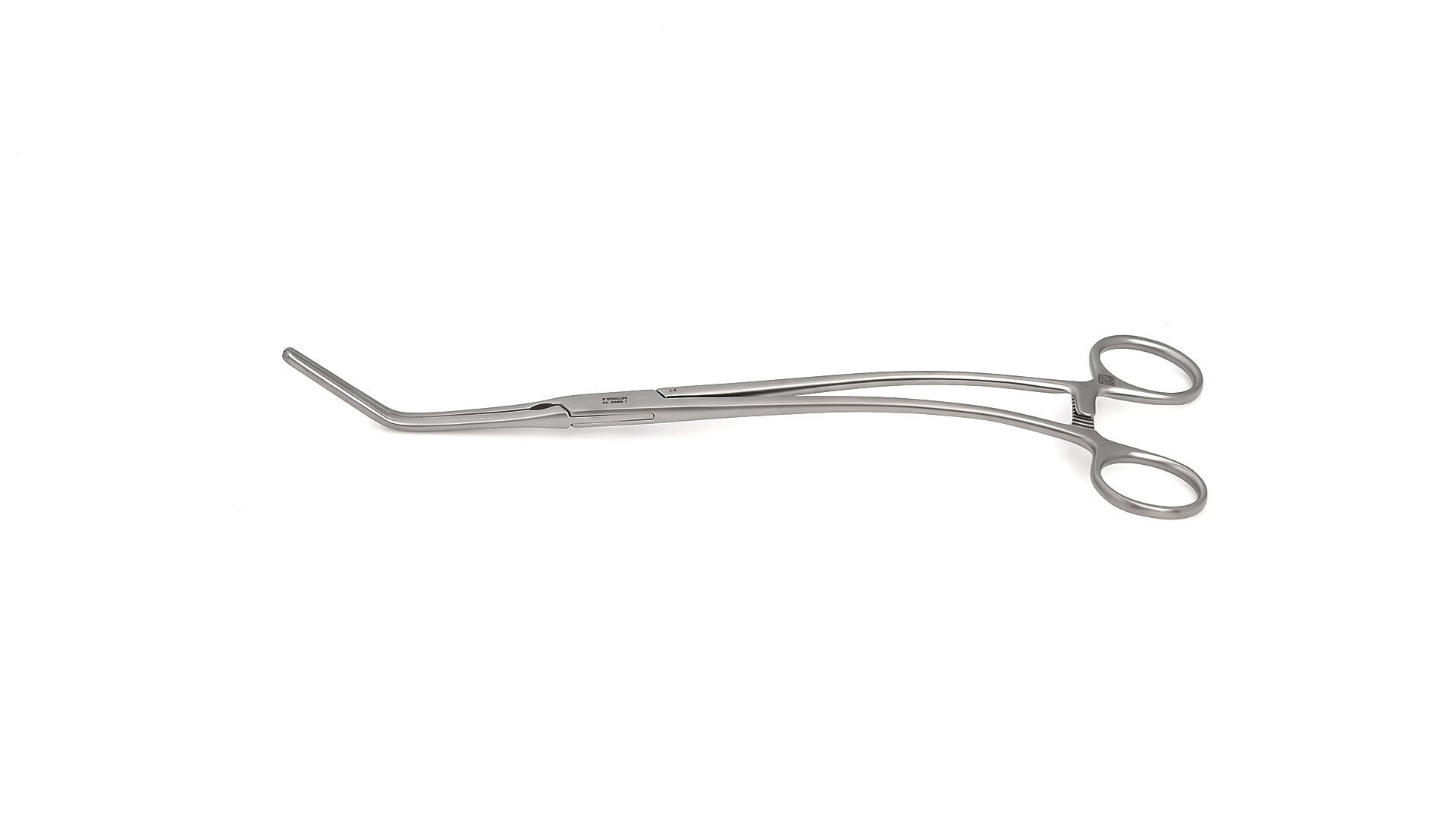 Pollack Aorta Clamp - Angled 40mm DeBakey Atraumatic jaws