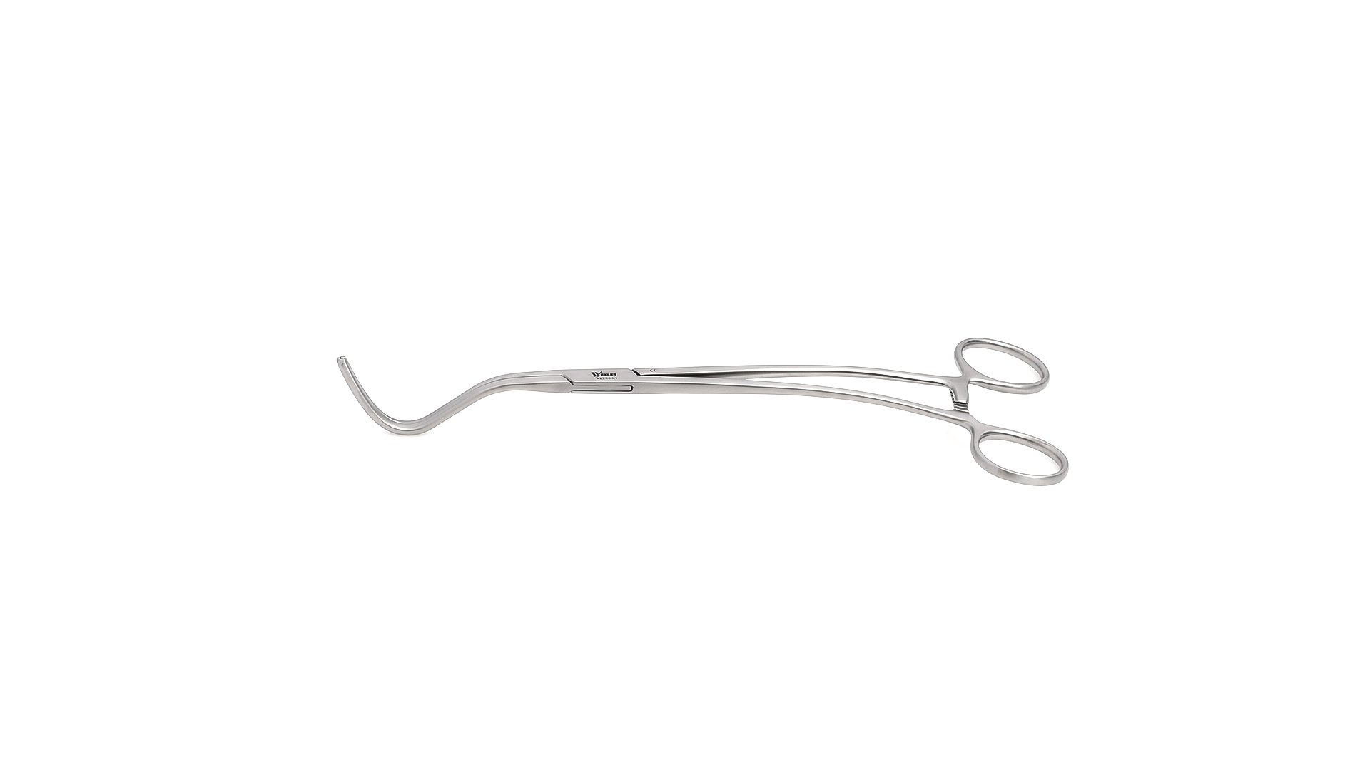 Harken Aorta Clamp - No. 2 Curved DeBakey Atraumatic jaws