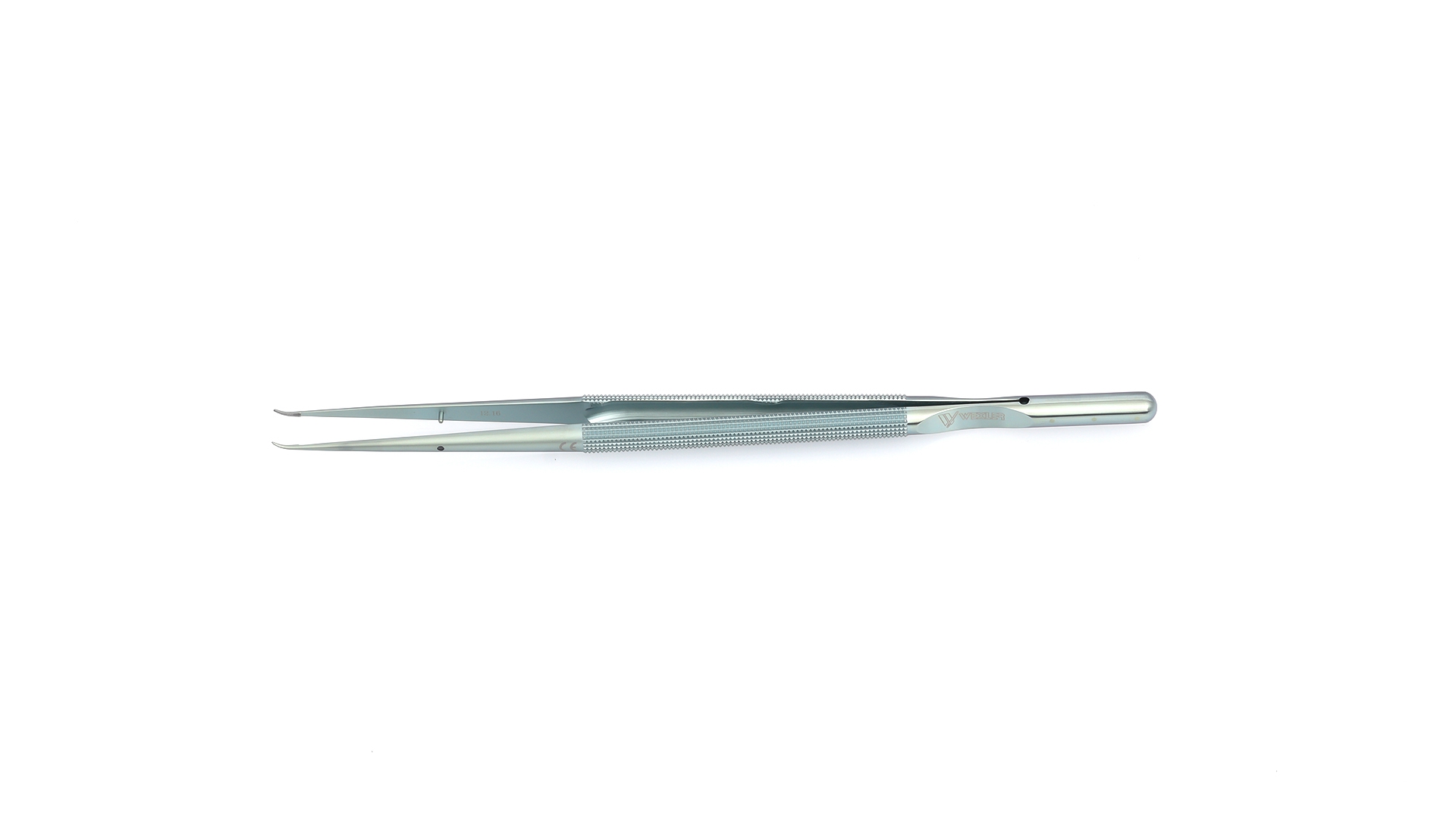 Platform Forceps - Curved 0.5mm tips w/TC coated tying platform