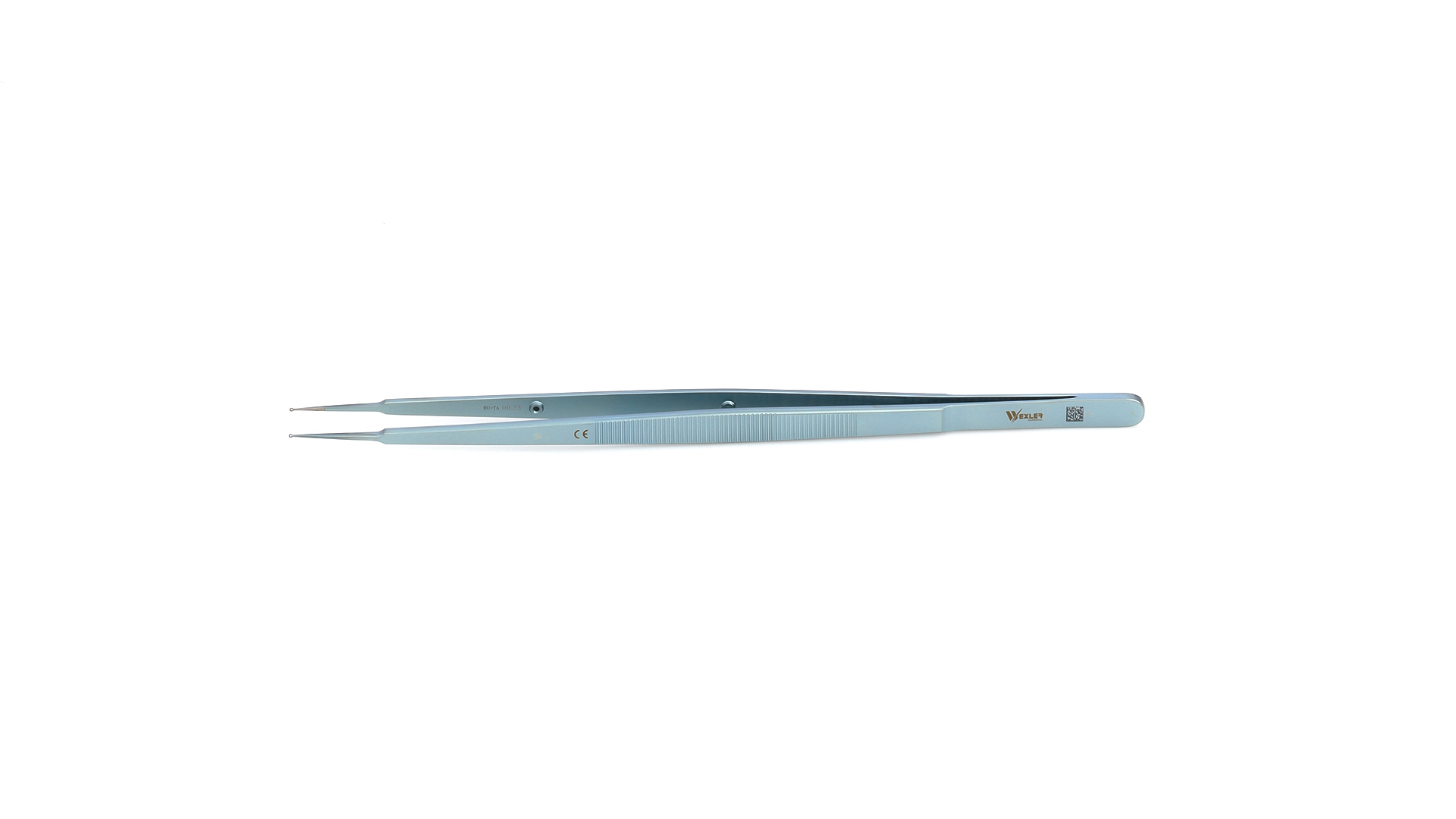 Gerald Ring tip Forceps - Straight 1mm TC coated rings