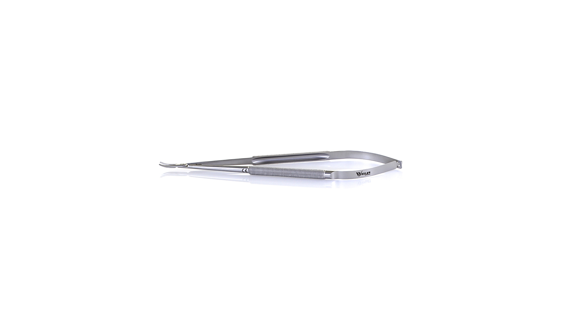 Jacobson Micro Needle Holder - Curved TC coated jaws