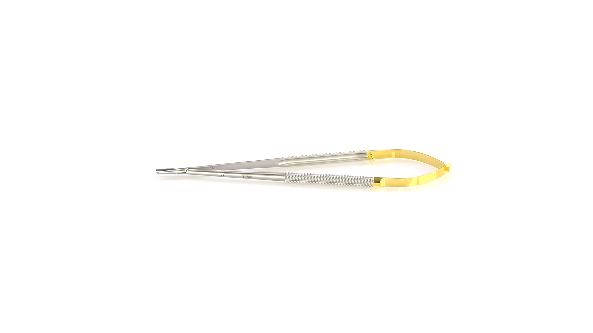 Jacobson Micro Needle Holder - Straight jaws w/TC inserts