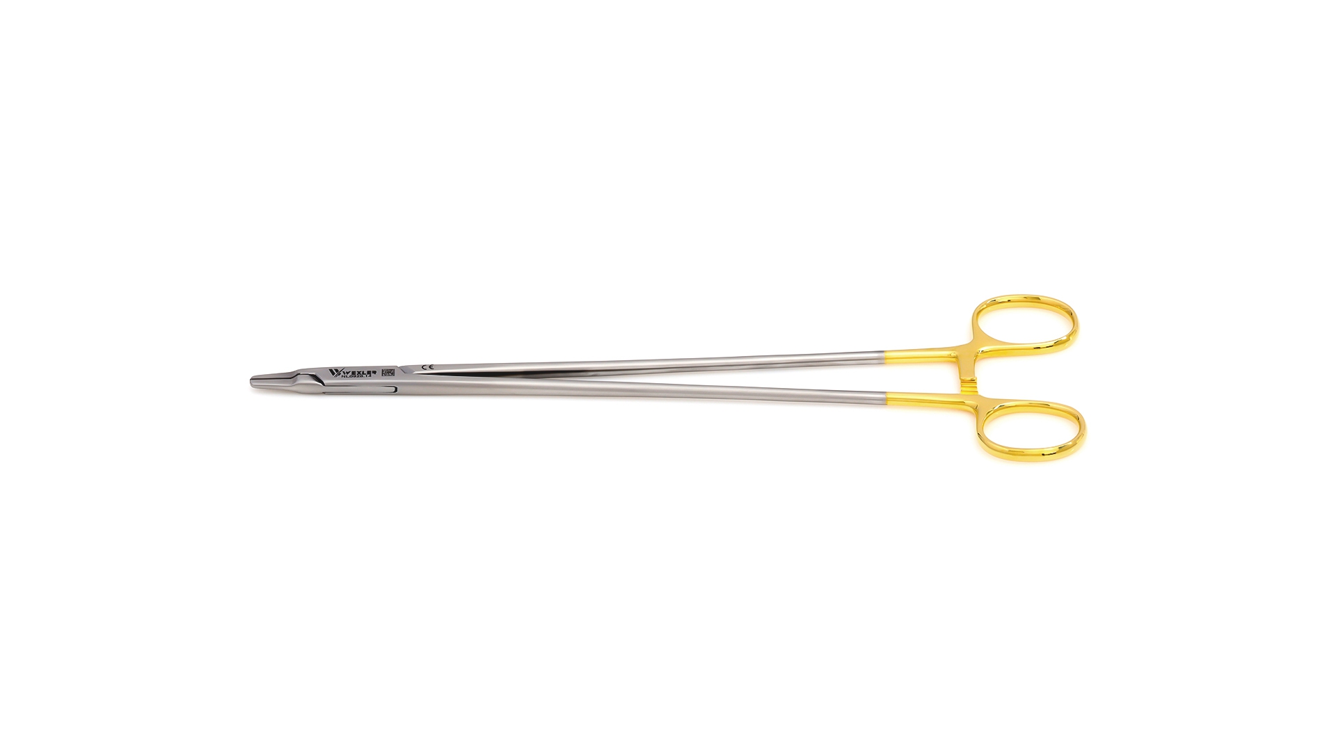 French-Eye Needle Holder - Straight tapered jaws w/TC inserts